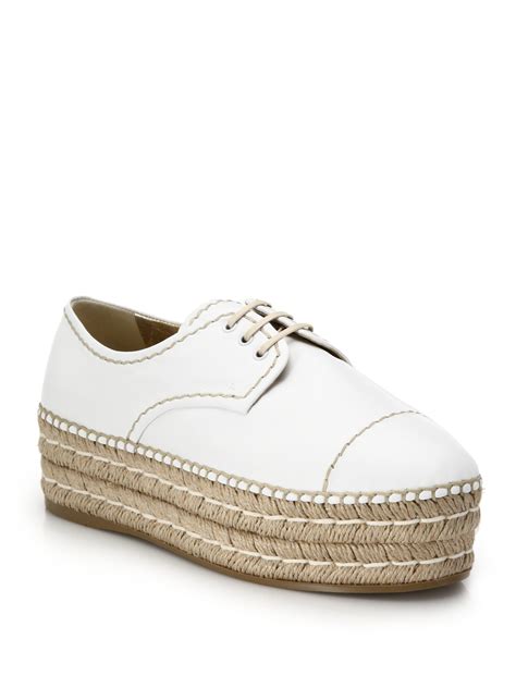 prada lace up womens shoes wingtip|Women's Lace.